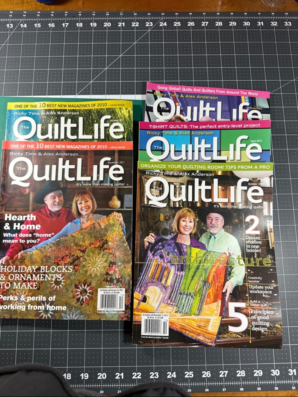 The QuiltLife magazines Lot of 5